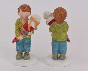 Tischdeko für Kinder - Figur zum Schulanfang, Junge 2
